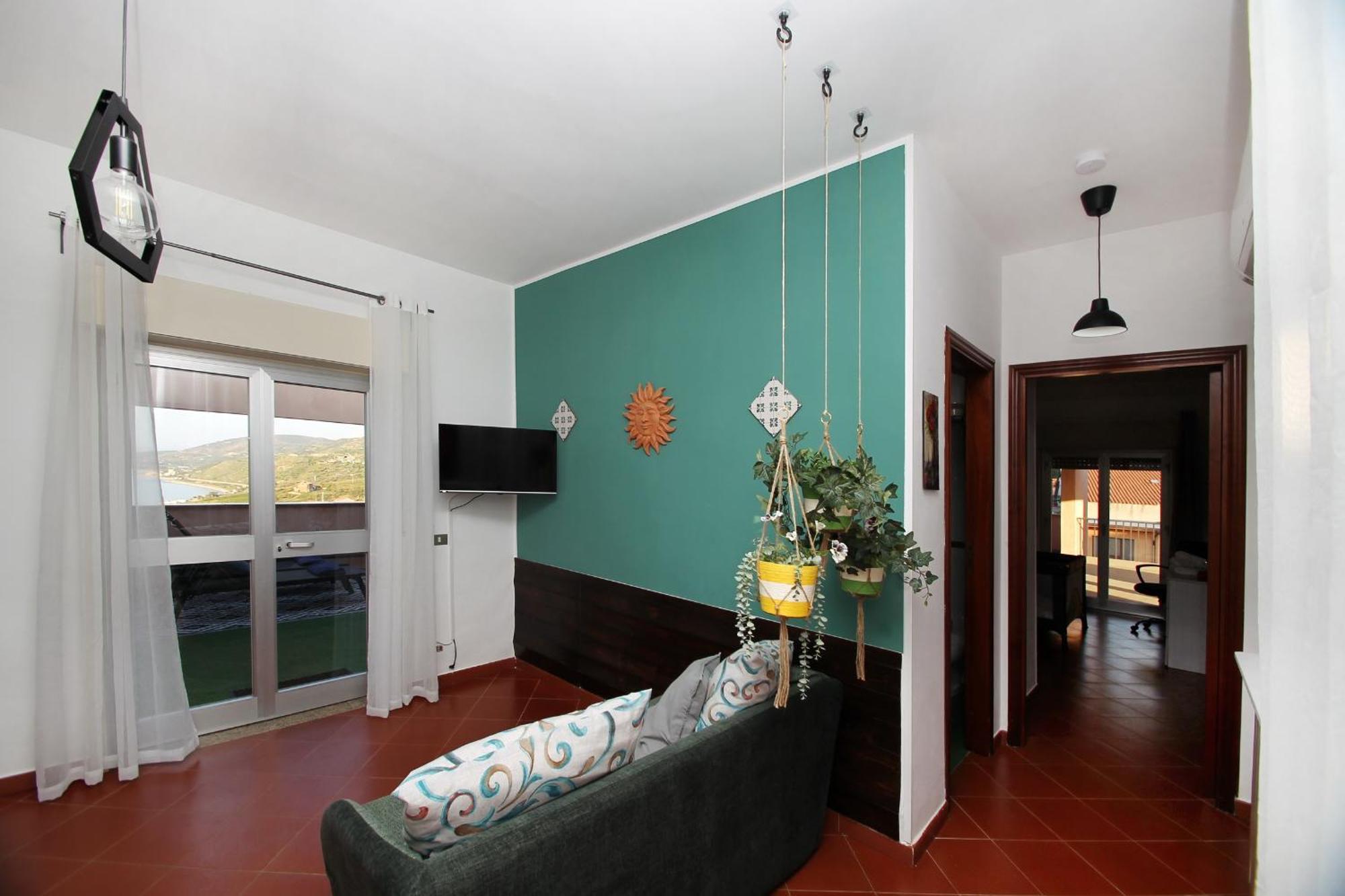 Attico Vista Mare Con Terrazza E Spa Riscaldata Santo Stefano di Camastra Luaran gambar