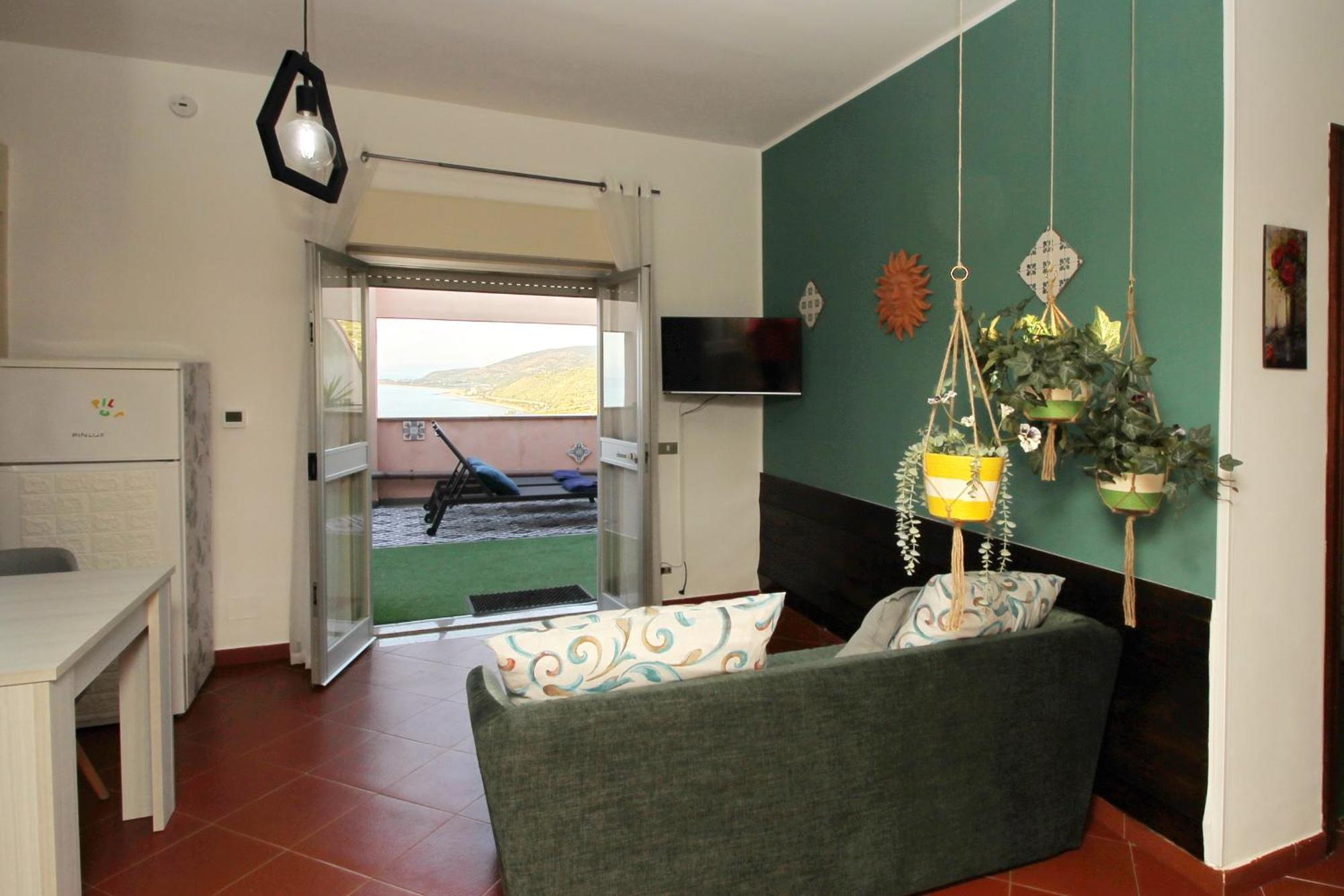 Attico Vista Mare Con Terrazza E Spa Riscaldata Santo Stefano di Camastra Luaran gambar